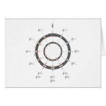 Circle of Fifths Greeting Card