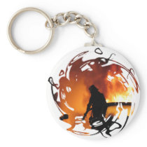Circle Of Flames Key Chain