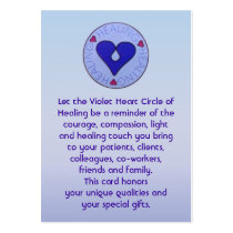 Circle of Healing - Caregiver's Card