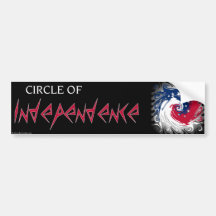 Circle of Independence Bumper Sticker