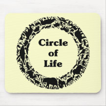 Circle of life mouse pad