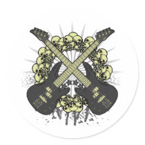 Circle of Skulls Stickers