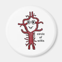 Circle of Willis Refrigerator Magnet