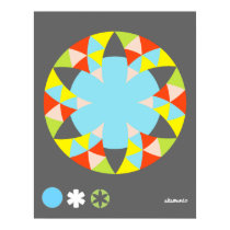 Circle Pepper Flower Star posters