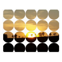 Circle Photo Postcard