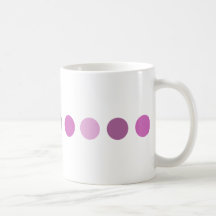 circle-pink coffee mugs