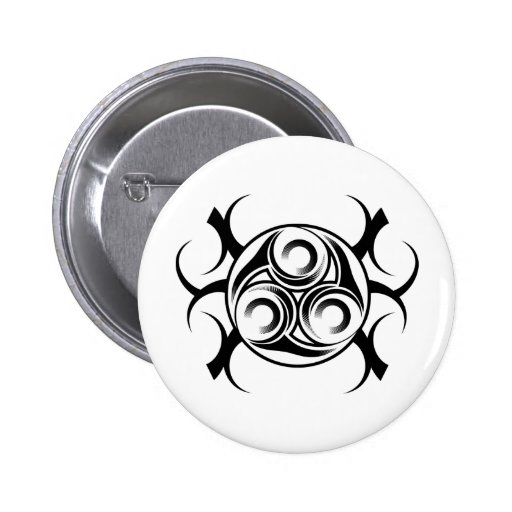 Circled Tribal Tattoo Pin
