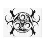 Circled Tribal Tattoo Postcards