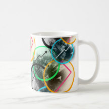 circles and background mugs