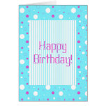Circles and stripes - Card