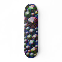 Circles Blue PATTERNED Skateboard