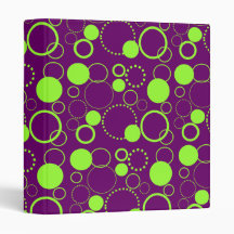 Circles & Dots Vinyl Binders