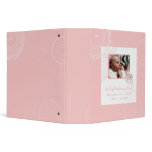 Circles 'n Booties, Baby Girl Baby Book Binder