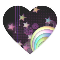 Circles N Stars Sticker