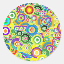 Circles of Colours Sticker