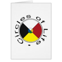 Circles of Life Medicine Wheel Series Greeting Cards