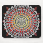 Circles of Skulls & Fire Graphics: Custom Mousepad