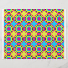 Circles pattern flyer