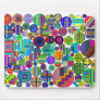 Circles Pattern Mousepad Customize Background