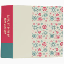 Circling 01 ivory scrapbook album vinyl binders