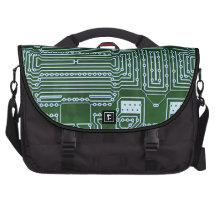Circuit Board Background Bag For Laptop