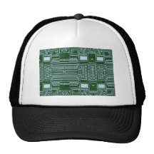 Circuit Board Background Hat