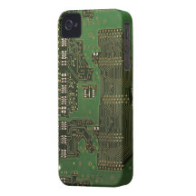 Circuit board background iPhone 4 case