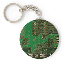 circuit board background key chain