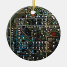 Circuit Board Christmas Ornaments
