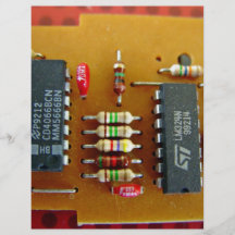 Circuit board flyer design