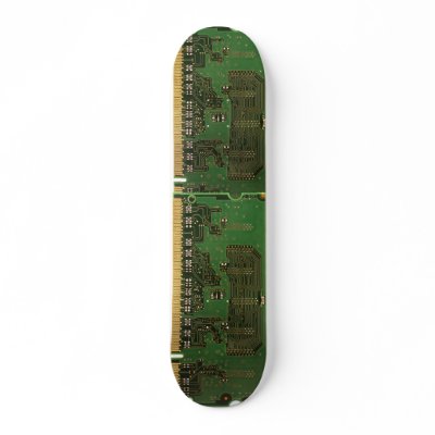 circuit board skateboard by TheLaaang