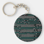 Circuit board wiring keychain