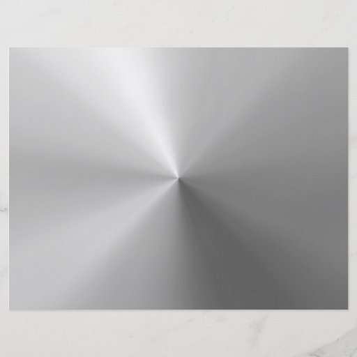 Circular Brushed Aluminum Textured Flyer