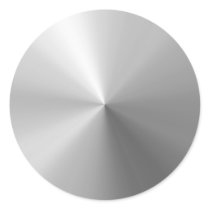 Circular Brushed Aluminum Textured Sticker