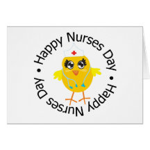 Circular Design Happy Nurses Day Card