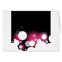 Circular mirrors card