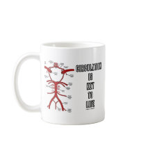 Circulation Is Key To Life (Circle Of Willis) Coffee Mugs