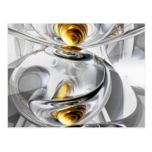 Circumvoluted Abstract Postcard