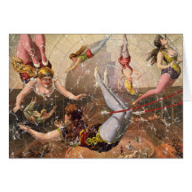 Circus-1890 - distressed card