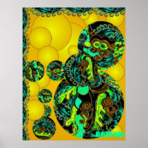 "CIRCUS" abstract pop art GICLEE PRINT