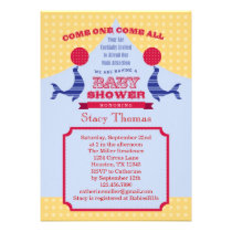 Circus Baby Shower Invitation invitations