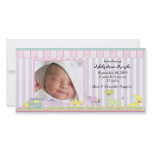 Circus Baby Train PHOTO Birth Announcement Photo Card Template