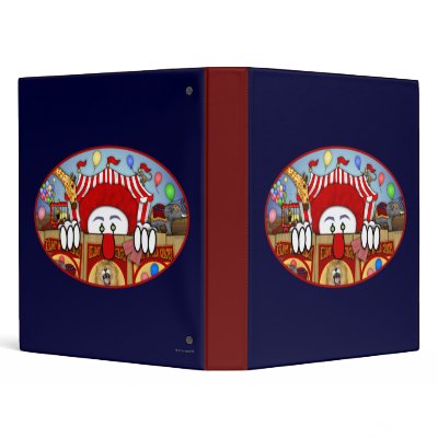 Circus Clown Kilroy Avery Binder by kilroyworld