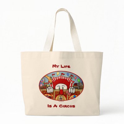 Circus Clown Kilroy Bag by kilroyworld