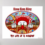 Circus Clown Kilroy Poster
