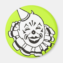 Circus Clown Refrigerator Magnet