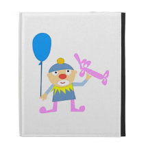 Circus Clown with Ballon iPad Folio Covers