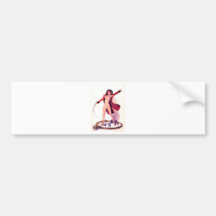 Circus Days Film Fun Vintage Art Bumper Sticker