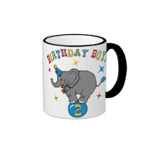 Circus Elephant 2nd Birthday Coffee Mug