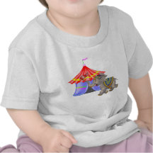 Circus Elephant and Tent T-shirt